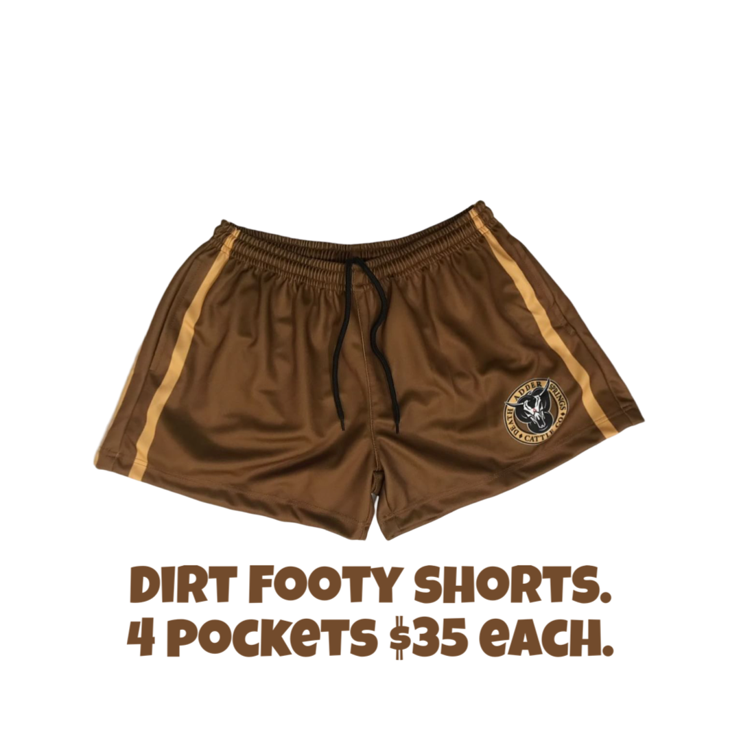 Footy shorts ( Dirt )
